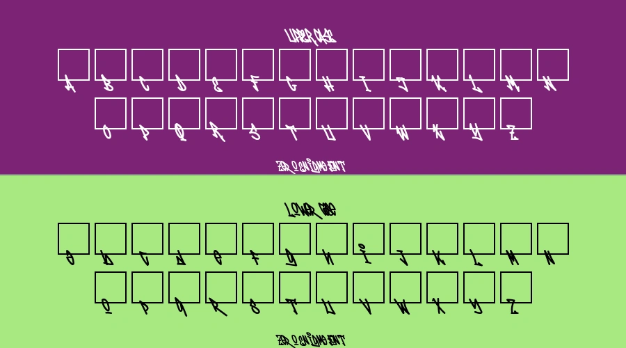 Zero Enigma Font Preview