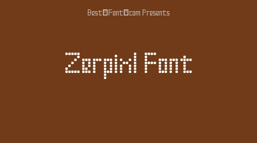 Zerpixl Font