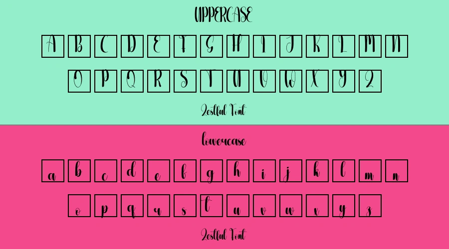 Zestful Font Preview