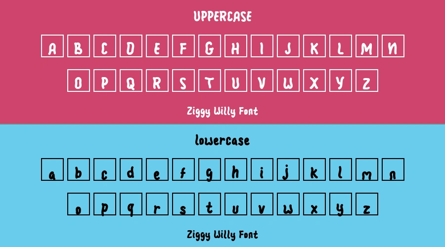 Ziggy Willy Font Preview