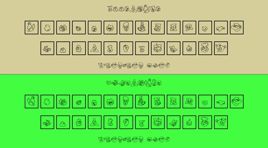 Zingding Font Preview