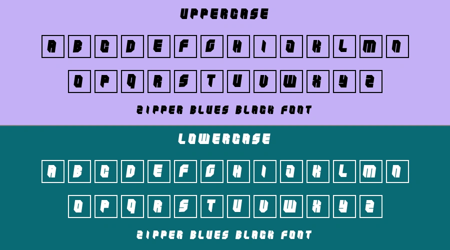 Zipper Blues Black Font Preview
