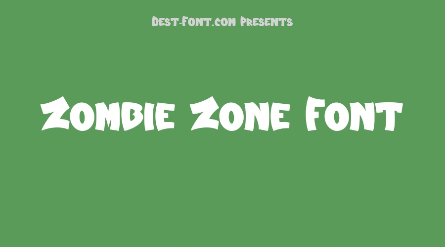 Zombie Zone Font