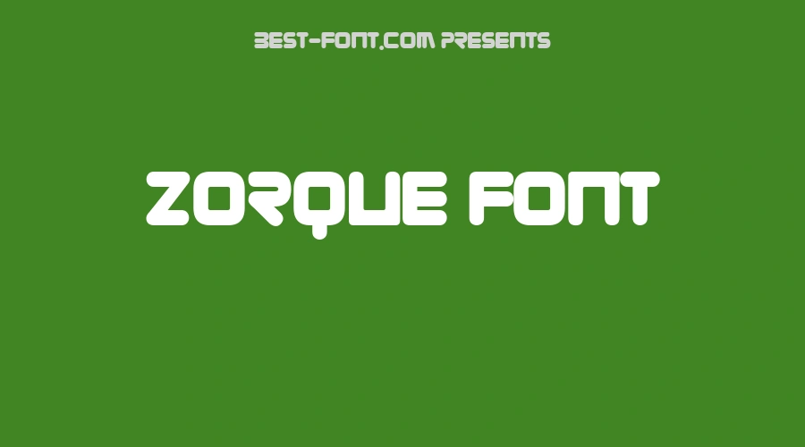 Zorque Font