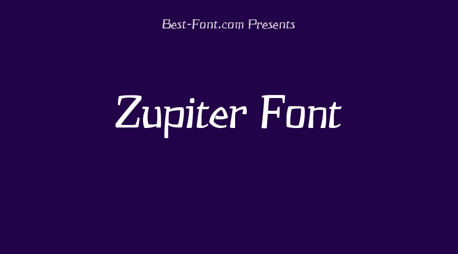 Zupiter Font
