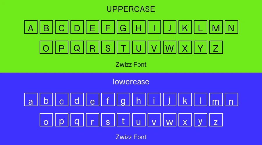 Zwizz Font Preview