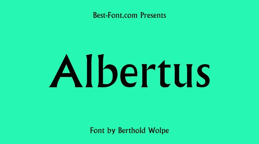 Albertus Font