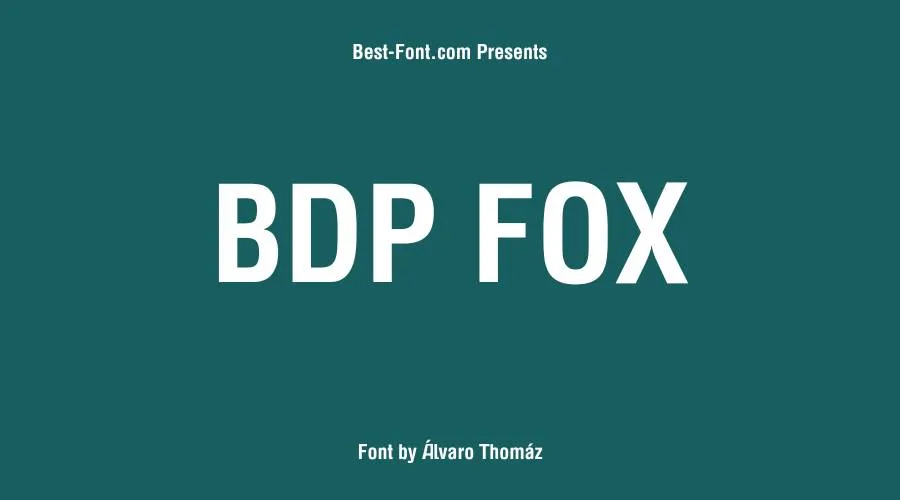 BDP FOX Font