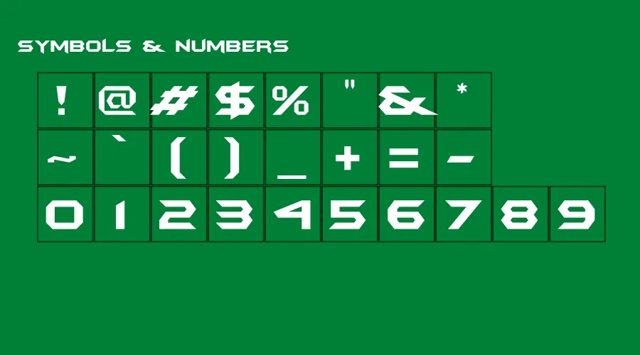 Batman Forever Alternate Font View