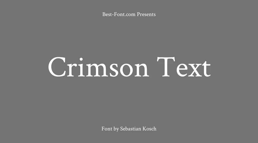 Crimson Text