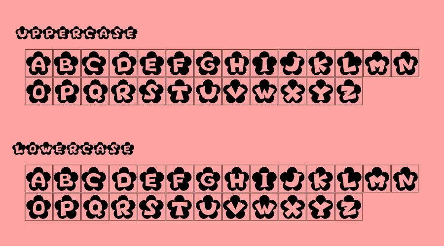 Flower Font View