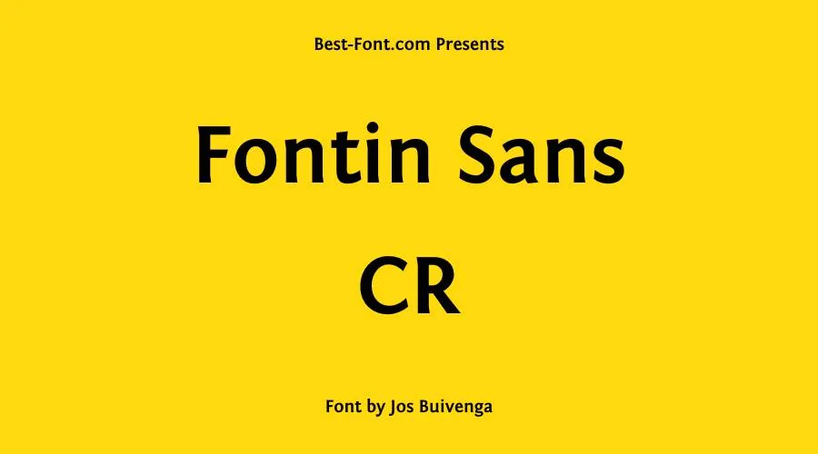 Fontin Sans CR Font