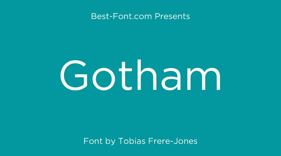 Gotham Font