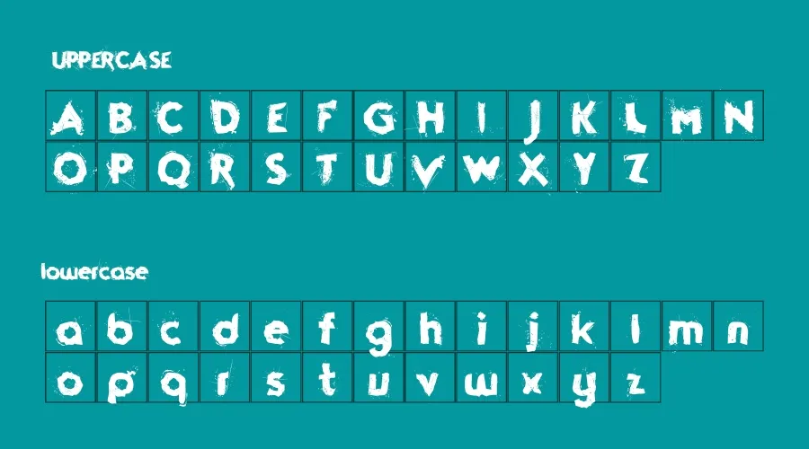 Hip hop font view 1
