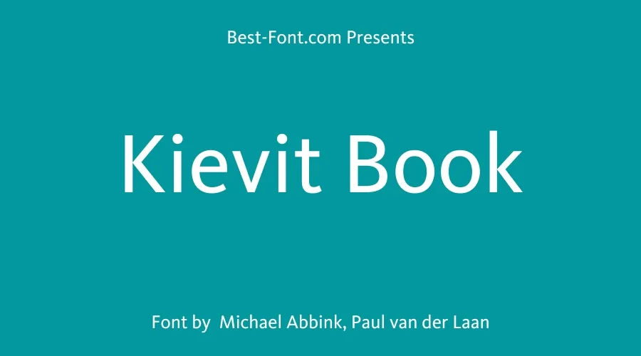 Kievit Book Font