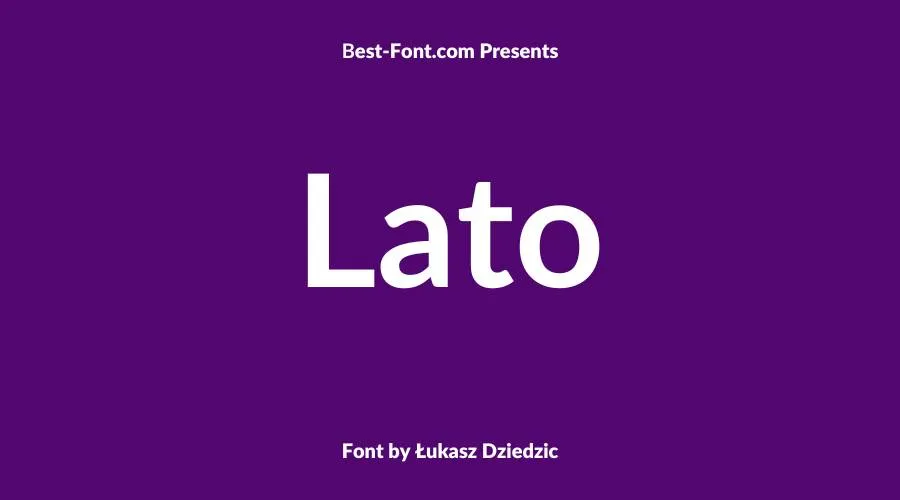 Lato Font