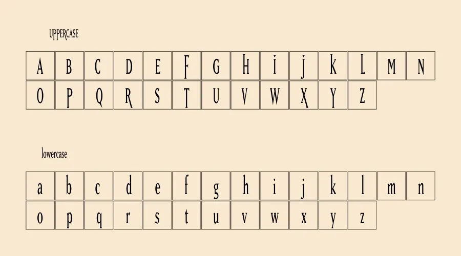 Matrix Tall Font View