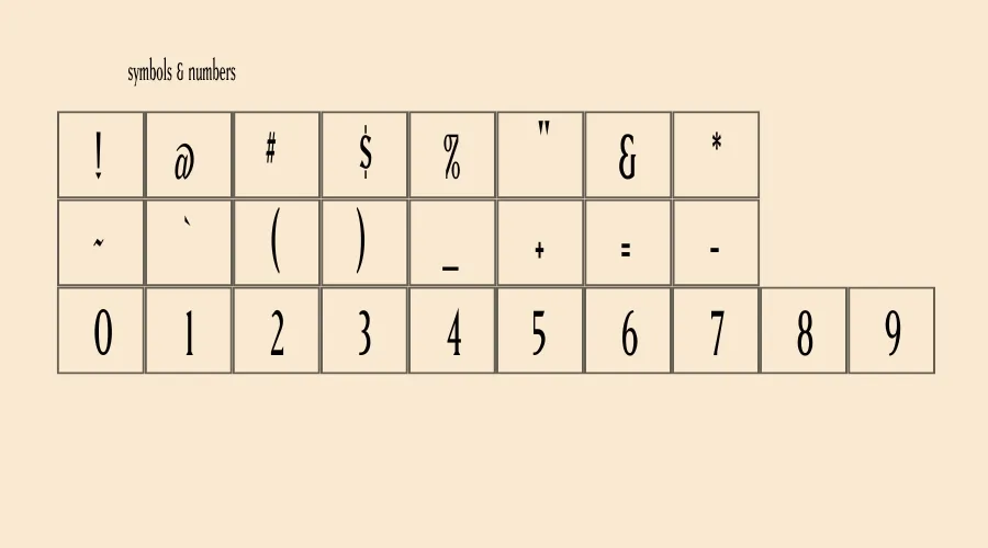 Matrix Tall Font View