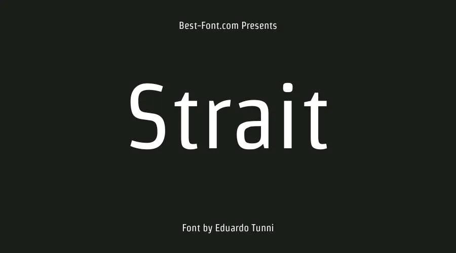 Strait Font