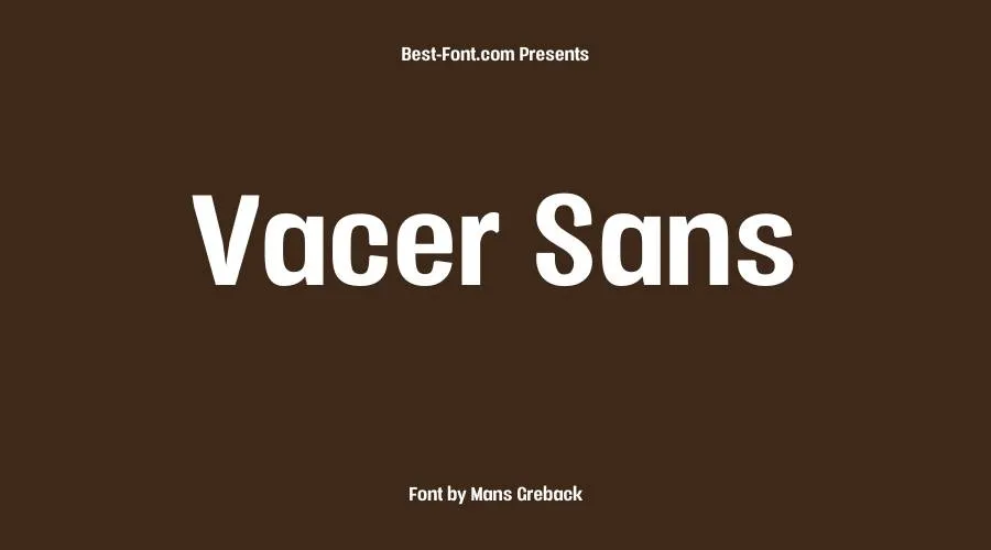Vacer Sans Font