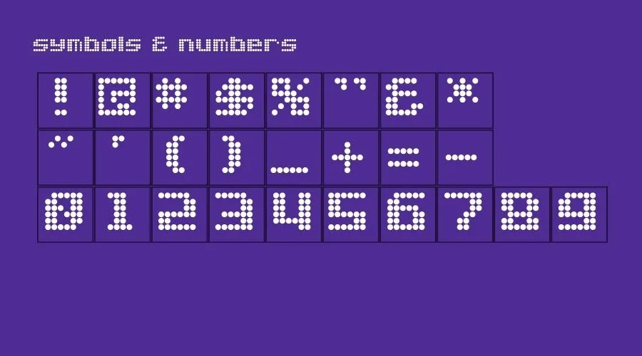 Dot Font View
