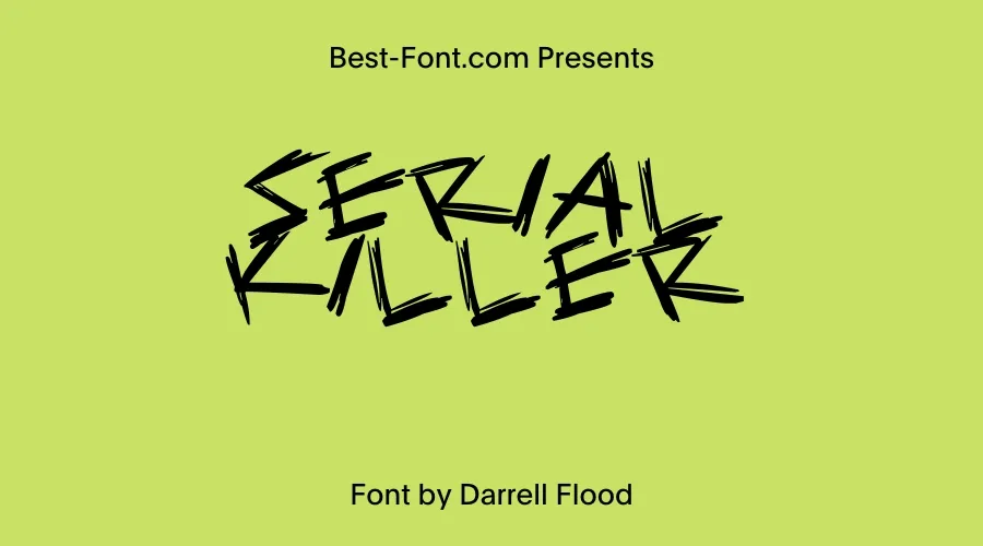 Serial Killer Font