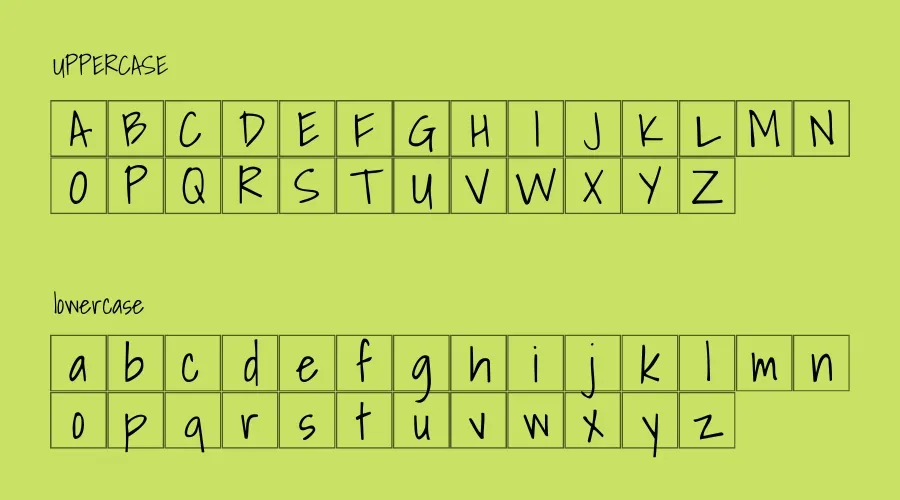 Shadows into Light Font View
