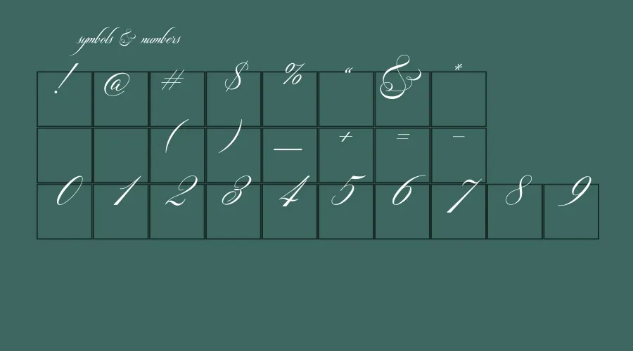 Switzerland Font View