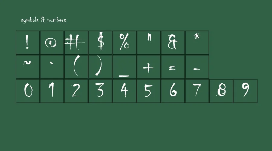 Chiller Font View
