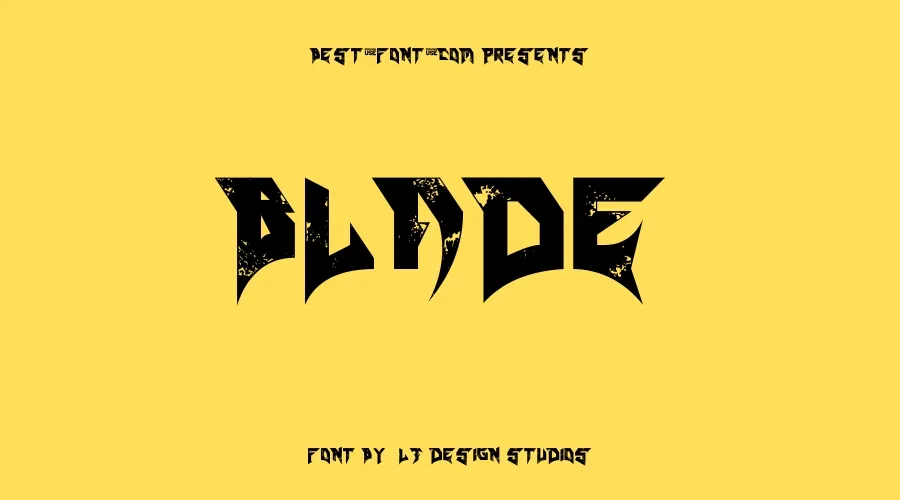Blade Font