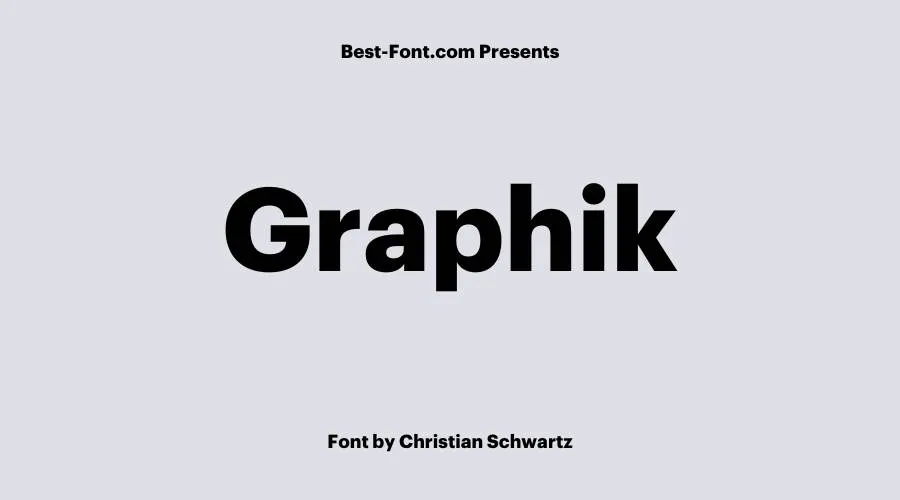 Graphik Font