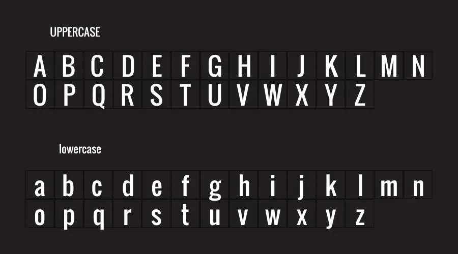 Oswald Font View