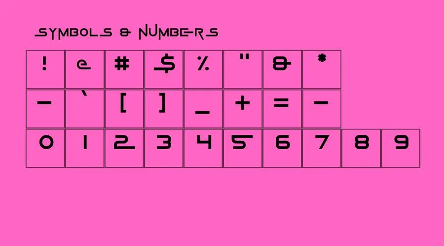 Squid Game Font View